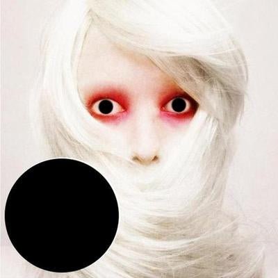 Blind White Cosplay Contact Lenses - Uniieye