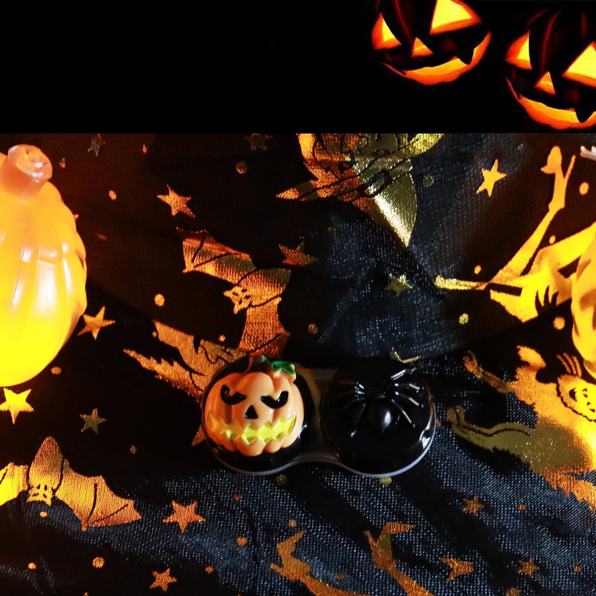 Crazy Halloween Pumpkin Light Lens Case - Uniieye