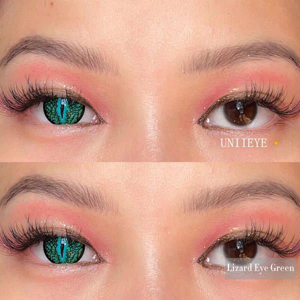 Lizard Green Cosplay Contact Lenses - Uniieye