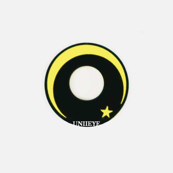 Moon Star Yellow Cosplay Contact Lenses - Uniieye