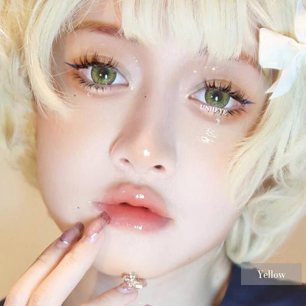 Mystery Yellow Cosplay Contact Lenses - Uniieye