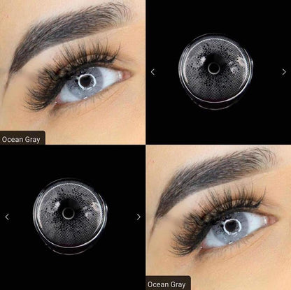 Ocean Grey Prescription Yearly Contact Lenses - Uniieye