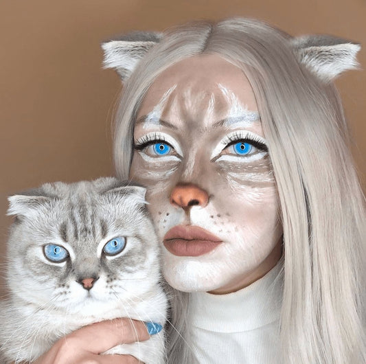 Ragdoll Cat Blue Cosplay Contact Lenses - Uniieye