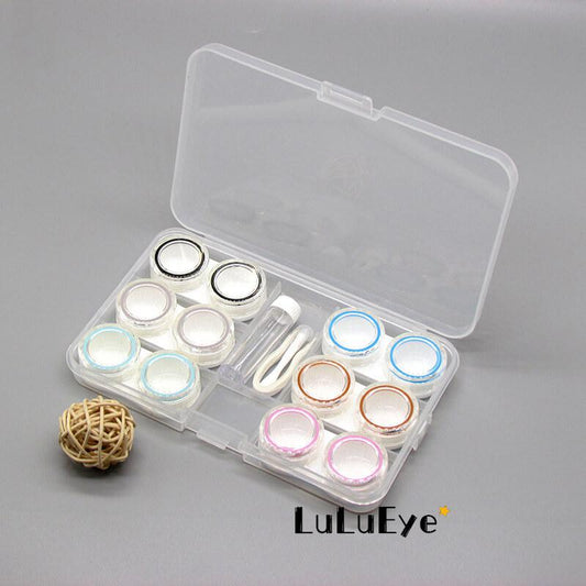 Simple 6-in-1 Protable Contact Lenses Case Set - Uniieye