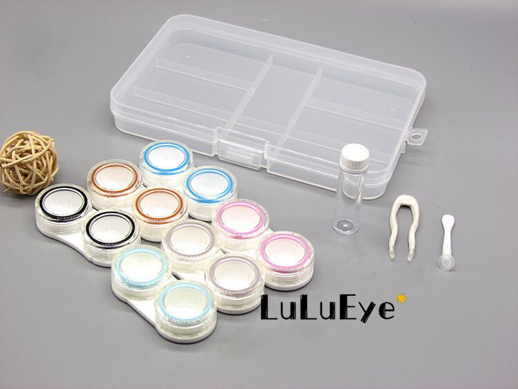 Simple 6-in-1 Protable Contact Lenses Case Set - Uniieye